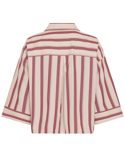 MSCH Copenhagen - MSCHSusana Selmina 3/4 Bluse - Rhodode/Oatmeal